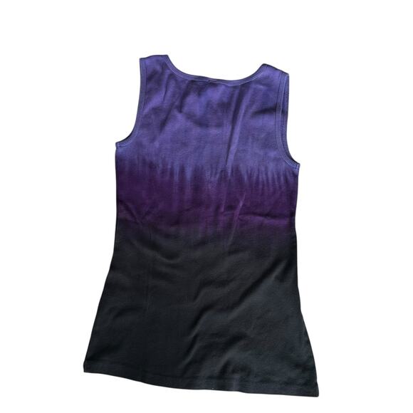 Womens Tank Top Size Small Purple Black Brand New Tie Dye - Picture 6 of 7